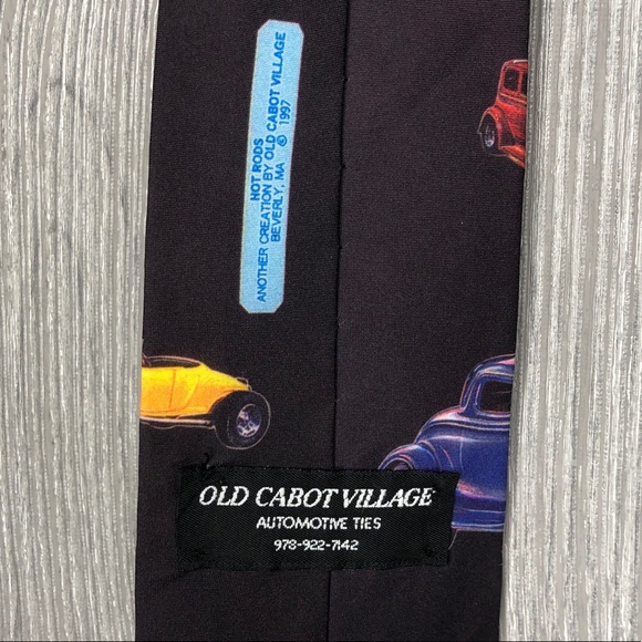 SOLD Vintage Hot Rods 1997 Old Cabot Village Tie - Picture 7 of 7